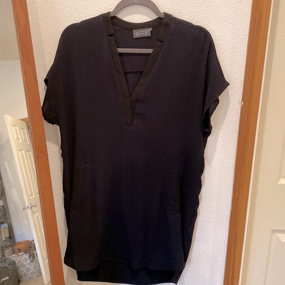 ASTR Midnight Blue Shift Dress